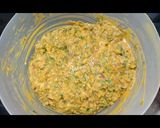 A picture of step 2 of Crispy Tukdi bhajiyas.