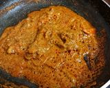 A picture of step 7 of Bhindi masala.