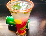 A picture of step 1 of Pomegranate Mint Mojito (summer sips).
