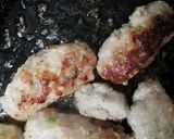 A picture of step 2 of Chullo kabab with butter rice.