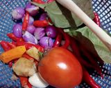 Foto langkah ke 3 dari resep Nasi Bakar Cumi Asin.