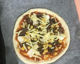 Hình bước làm 4 của món Pizza bò