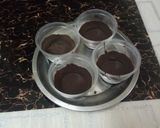 A picture of step 6 of Mango mousse with choco cup.