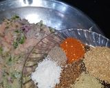 A picture of step 3 of Tawa kabab.