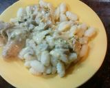 Foto del paso 7 de la receta: Salsa de crema con champignones y pollo