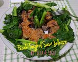 Foto langkah ke 3 dari resep Pecak Ikan Tongkol Sawi Jeletot.
