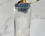 A picture of step 2 of Rose Milk Shake.