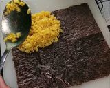 Foto langkah ke 7 dari resep Nasi Kuning Lipat Nori.