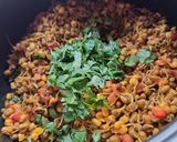 A picture of step 4 of Scrumptious Sprouted Mung Bean With Rice.