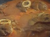 Chamorro de res en salsa agridulce