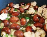 A picture of step 1 of Saucy Mushroom, Bean and Tofu Chili (Vegan).