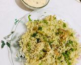 A picture of step 5 of Chicken pulao😍.