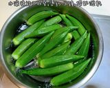 涼拌秋葵的食譜步驟2照片
