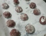 A picture of step 8 of Red velvet cookies.
