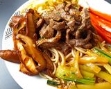Foto del paso 7 de la receta: Espaguetis integrales con verduras estilo bibimpad coreano