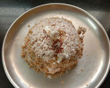 கோதுமை சிரட்டை புட்டு (தேங்காய் ஓடு புட்டு) (Kothumai sirattai puttu recipe in tamil) ரெசிபி ஸ்டேப் 4 புகைப்படம்