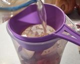Epres, banános, gyömbéres zöldtea🍓🍌🍎 (vegán) recept fázis 2 fotója