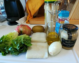 Foto del paso 1 de la receta: Ensalada de bacalao con kiwi