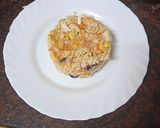 Foto del paso 6 de la receta: Ensalada de pasta corta con marisco y verduras