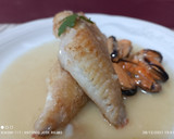 Foto del paso 4 de la receta: Filetes de gallineta con velouté de mejillones