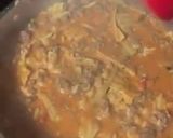 A picture of step 4 of Lasagna soup.