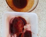 A picture of step 2 of My Marinated Pork chops so yummy ☺️.