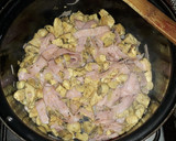 Foto del paso 4 de la receta: Pasta con salsa de champiñones, pollo, jamón y crema 😍