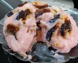 A picture of step 9 of Raspberry Custard.