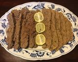 A picture of step 5 of California Farm Oven Baked Gyros Meat.