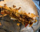 A picture of step 8 of Mexican Pie.