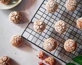 Cara Membuat Red Velved Crinkle Cookies 5