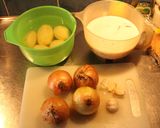 Foto del paso 1 de la receta: Pure, montado...con riñón a la mía