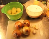 Foto del paso 1 de la receta: Pure, montado...con riñón a la mía