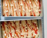 Foto langkah ke 7 dari resep Hybrid Sourdough Bread Spicy Tuna.