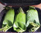 Foto langkah ke 4 dari resep Nasi bakar ayam suwir jamur.