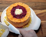 Foto del paso 9 de la receta: Ensalada de remolacha, zanahoria y queso al ajillo