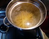 Paradicsomos marha, spagettivel recept fázis 3 fotója