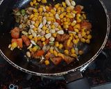 A picture of step 2 of Papad Churi.