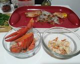 Foto del passaggio 3 della ricetta Calamarata vongole veraci, canocchie e astice