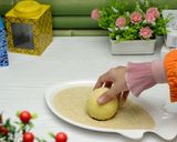 Foto langkah ke 9 dari resep BISA DIFROZEN | SESAME BALL LUMER UBI-MOZZARELLA ALA RISOLES KAMBOJA.
