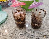 A picture of step 6 of S'mores Pudding.
