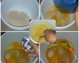Foto langkah ke 1 dari resep Banana Rainbow Cake Steam / Banana Cotton Kue Praktis anti gagal.