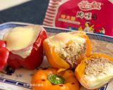 A picture of step 13 of Stir-Fried Instant Noodles Stuffed Bell Peppers.
