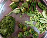 લો કેલરી લીલું ઊંધિયું (Low calories green Undhiyu recipe in Gujarati)(Jain) રેસીપી સ્ટેપ2ફોટો