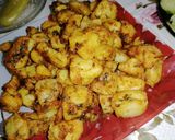 صورة لخطوة 2 من وصفة بطاطا محمرة في الفرن🥔🍟