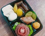 Foto langkah ke 4 dari resep Sambal kacang terung bakar tahu telor no oil untuk diet sehat.