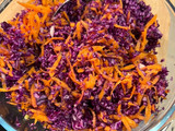 Healthy slaw with seasonal kale