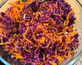 A picture of step 1 of Healthy slaw with seasonal kale.