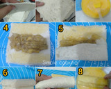 Foto langkah ke 5 dari resep Banana soft bread (roti pisang)dijamin enak dan Gampang.