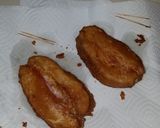 A picture of step 5 of Monte cristo sandwich.